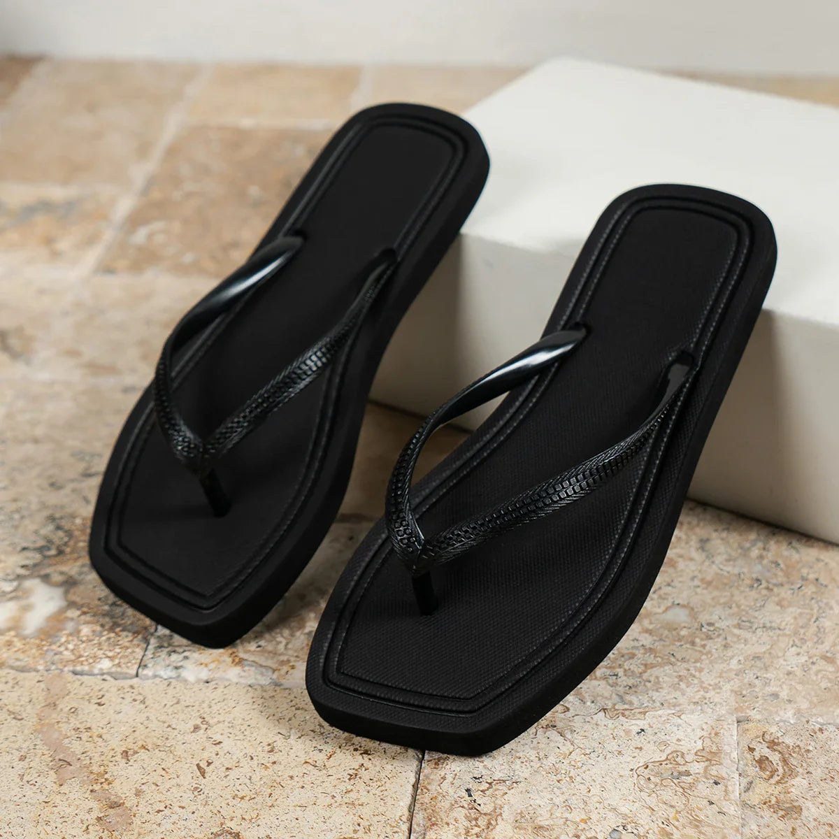 Women's Comfortable Flip Flops | Flat EVA Sandals - 10