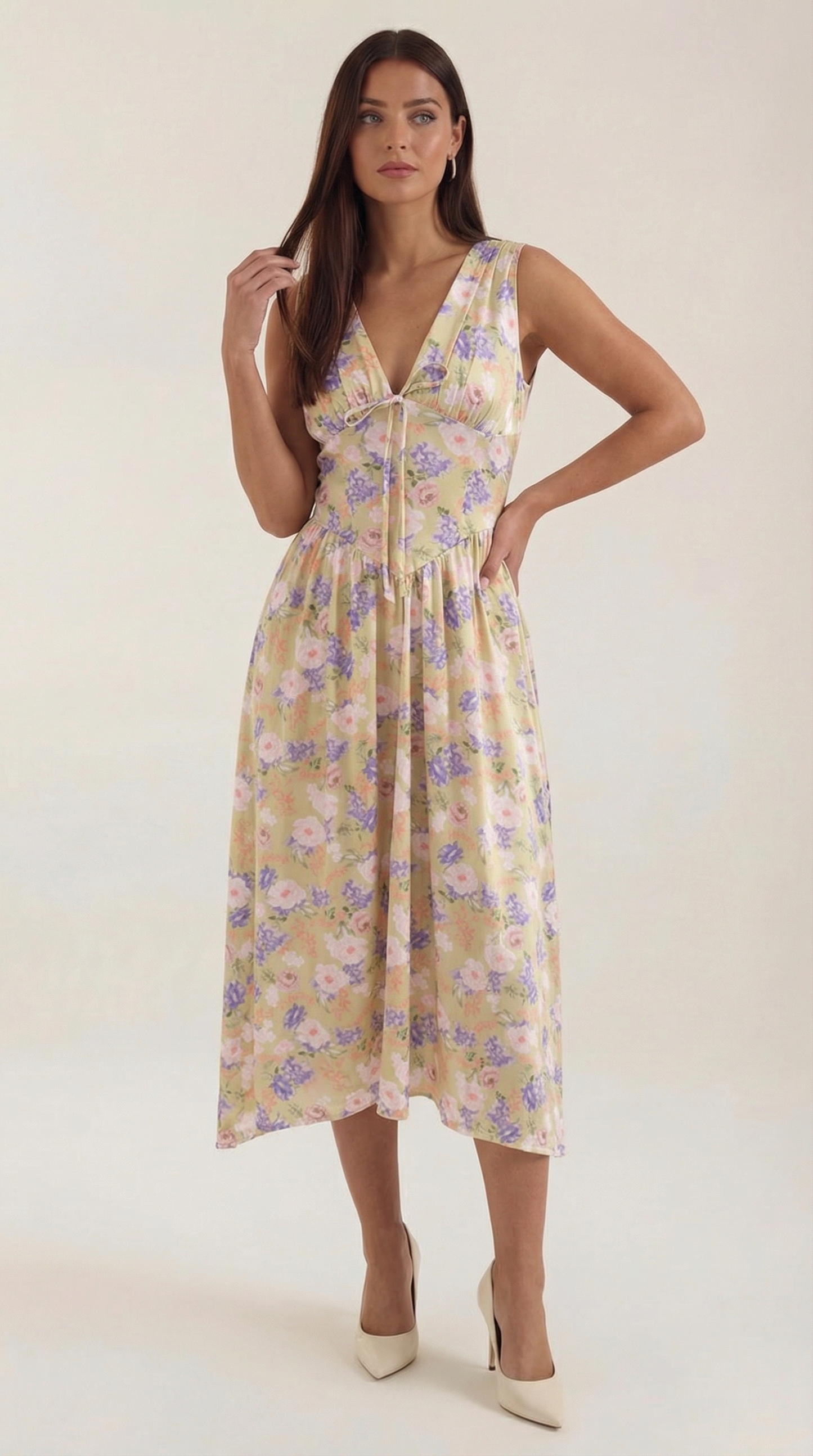Black Midi Dress | Elegant Women's Summer Wedding Guest Dress - 17
