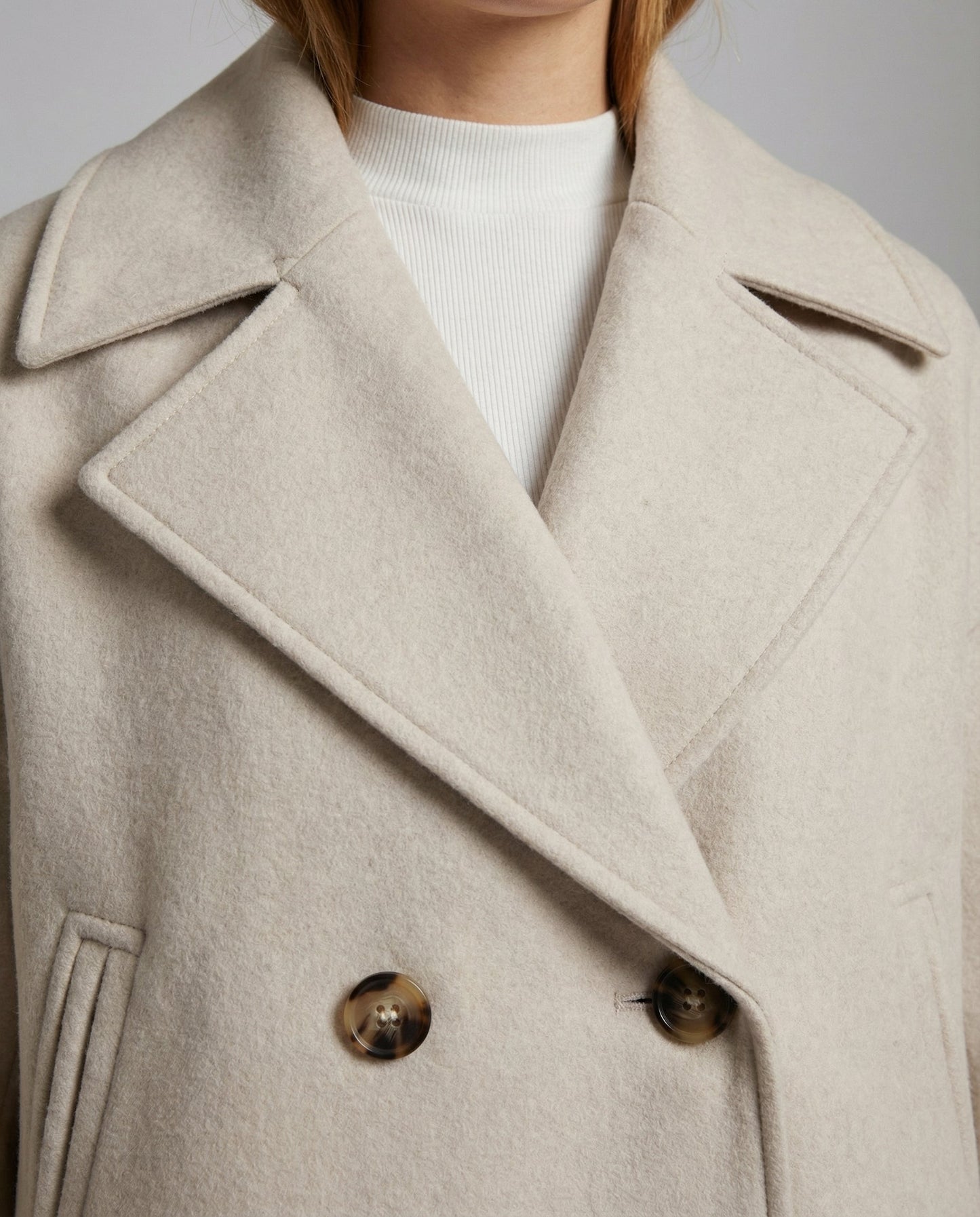 Women's Short Double-Breasted Jacket | Fashion Outerwear - 9