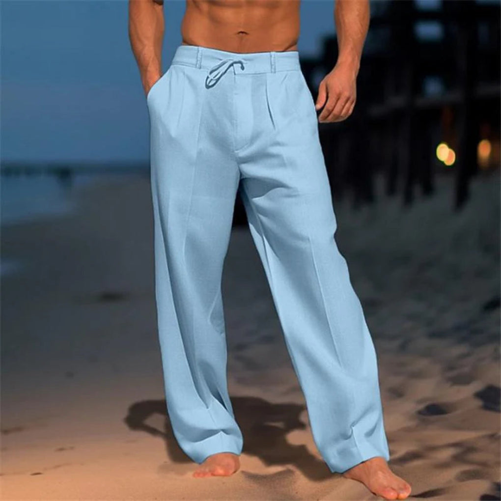 Men's Linen Blend Pants | Stylish Summer Trousers - 5