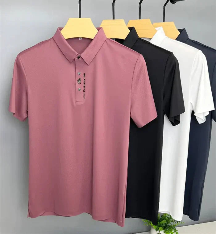 Men's Polo Shirt | Wrinkle-Resistant Stretch Fabric - 9