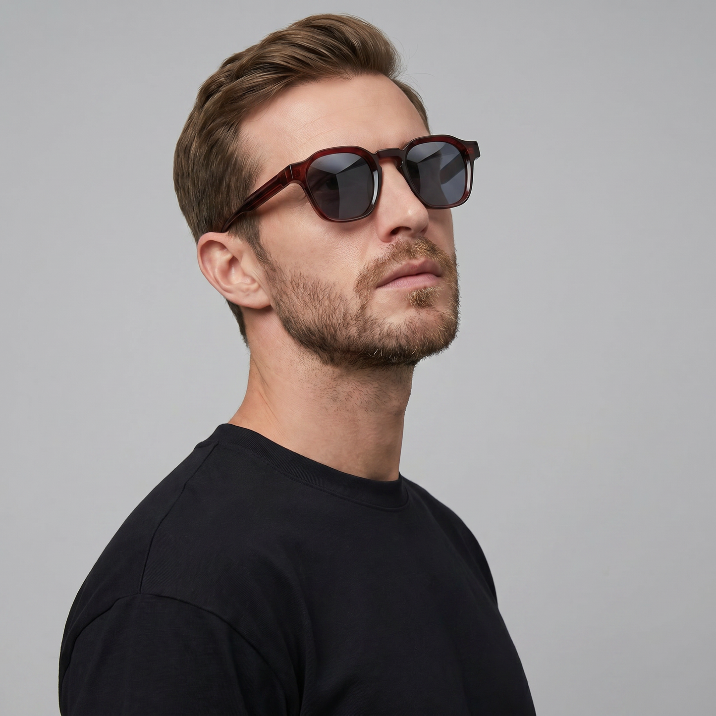 Vintage Square Sunglasses | Men's UV400 Protection Eyewear - 10