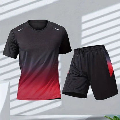 Men's Gradient Activewear Set | Workout Sets for Gym Wear - 2