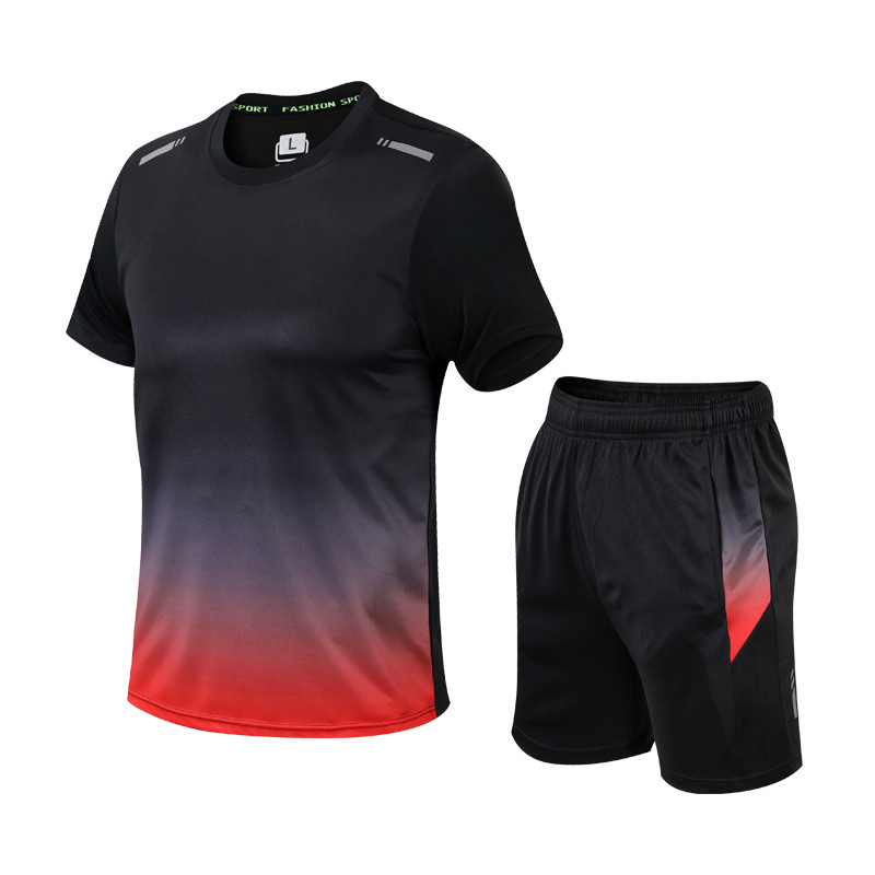 Men's Gradient Activewear Set | Workout Sets for Gym Wear - 7