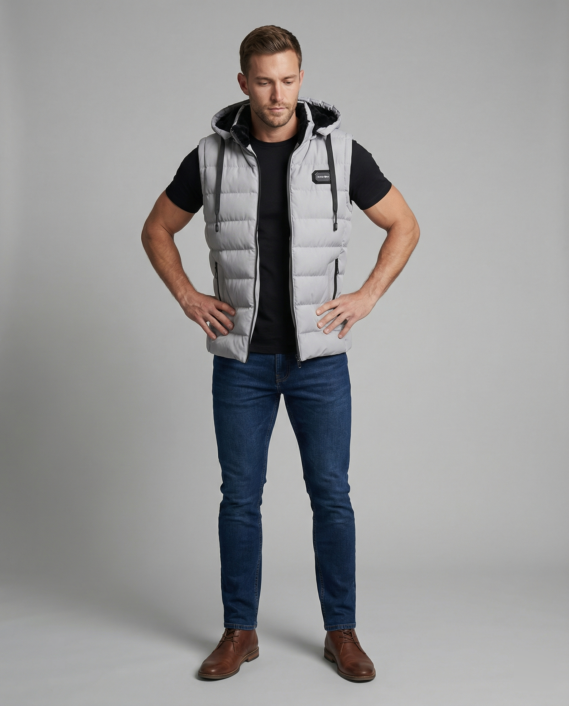 Sleeveless Hooded Puffer Vest | Women's Outerwear - 2