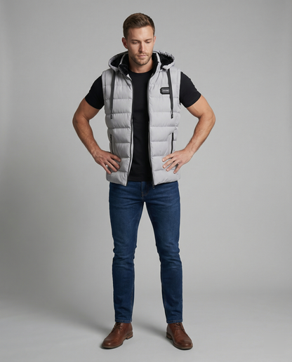 Sleeveless Hooded Puffer Vest | Women's Outerwear - 2