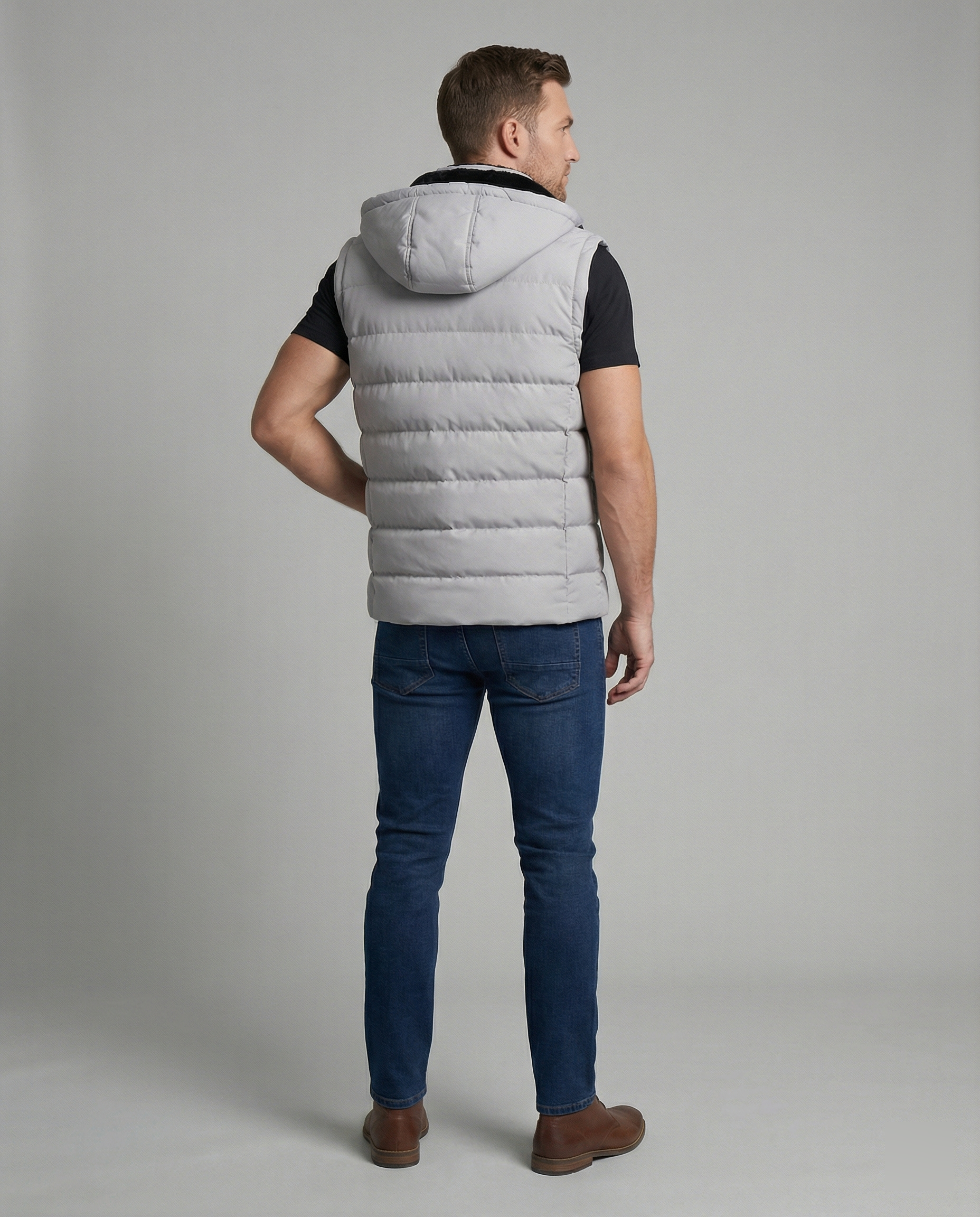 Sleeveless Hooded Puffer Vest | Women's Outerwear - 4
