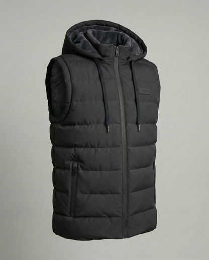 Sleeveless Hooded Puffer Vest | Women's Outerwear - 6