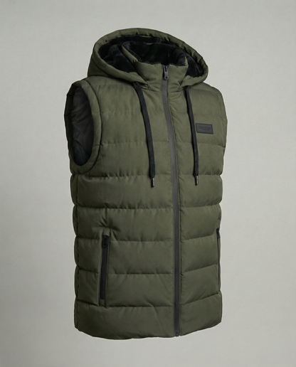 Sleeveless Hooded Puffer Vest | Women's Outerwear - 8