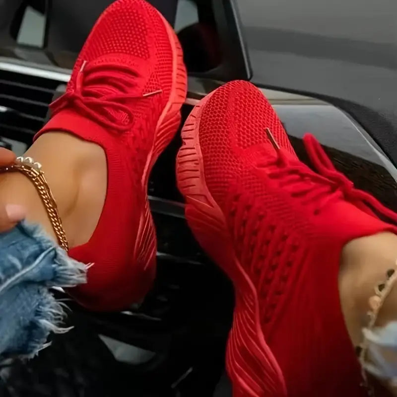 Breathable Women's Sneakers | Lightweight Mesh Shoes - 1