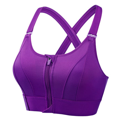 Breathable Wireless Sports Bra | Women's Fitness Support - 11