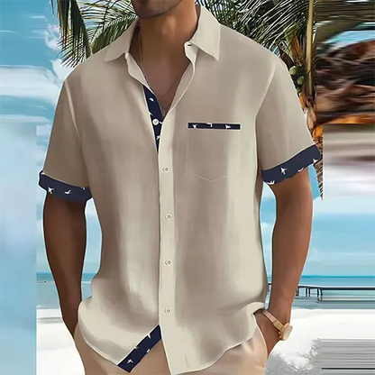 Breathable Men's Summer Shirt | Short Sleeve Shirt - 1