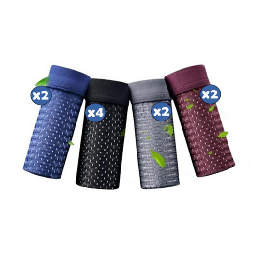 Men's Bamboo Boxer Shorts 10-Pack | Breathable Soft Underwear - 1