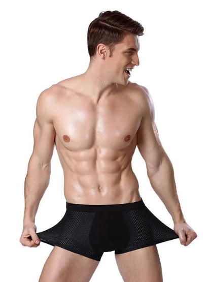 Men's Bamboo Boxer Shorts 10-Pack | Breathable Soft Underwear - 5