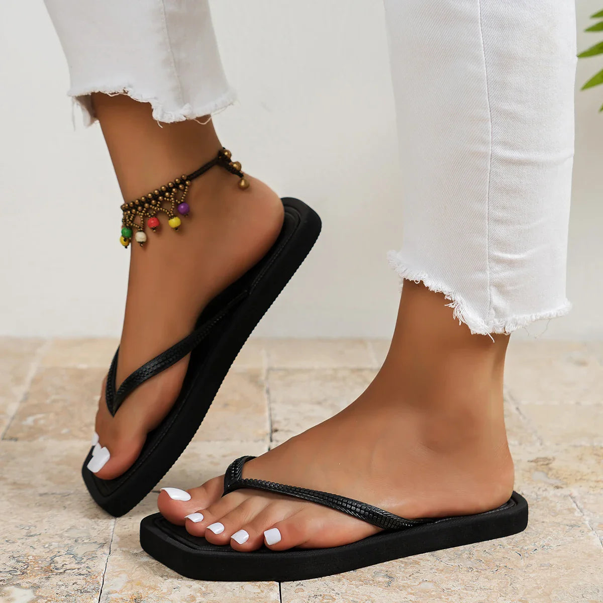 Women's Comfortable Flip Flops | Flat EVA Sandals - 2