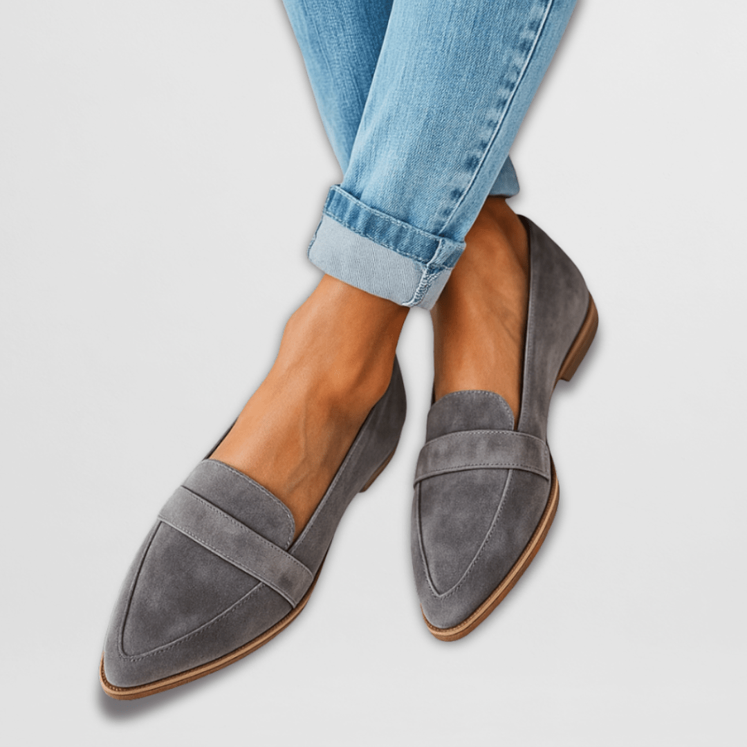 Women's Suede Slippers | Comfortable Flat Loafers - 2