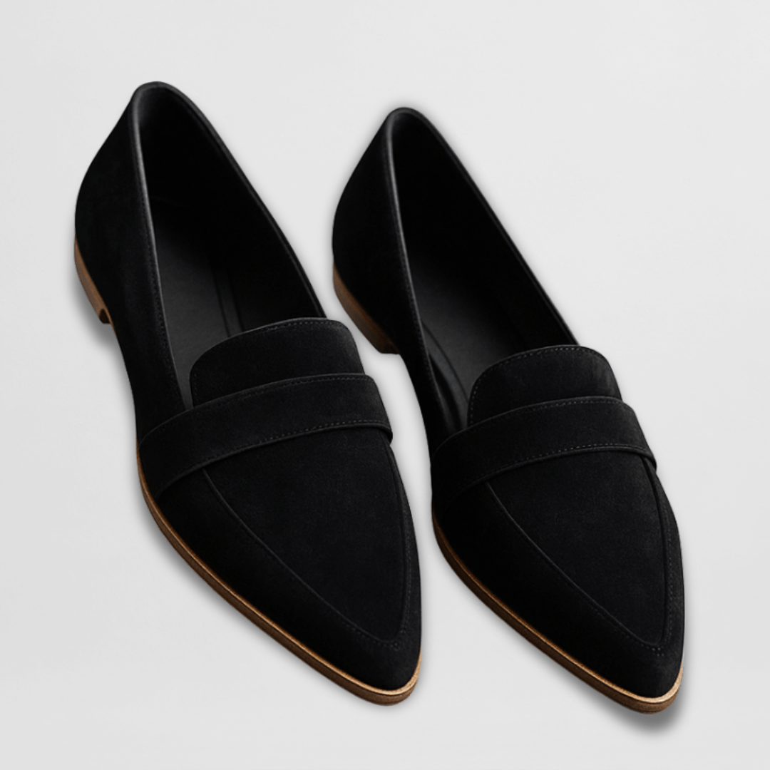 Women's Suede Slippers | Comfortable Flat Loafers - 3