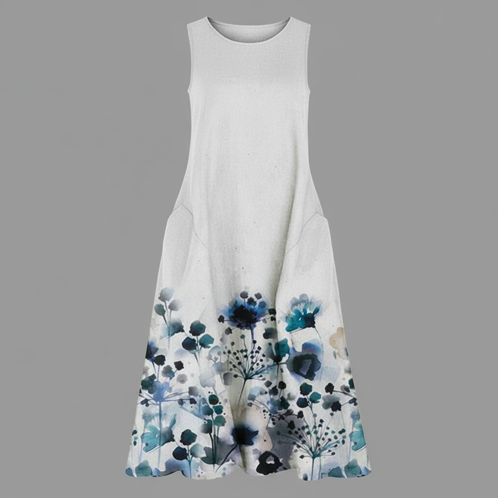 Floral Pattern Midi Dress for Women | Summer Fashion - 3