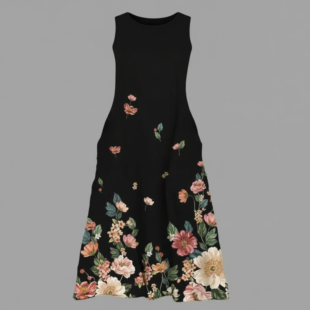 Floral Pattern Midi Dress for Women | Summer Fashion - 5