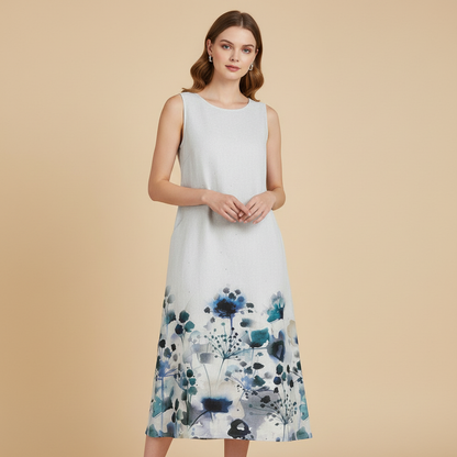 Floral Pattern Midi Dress for Women | Summer Fashion - 1
