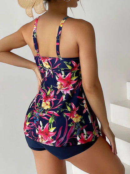 Floral Print Tankini Set | Women's Swimwear - 6