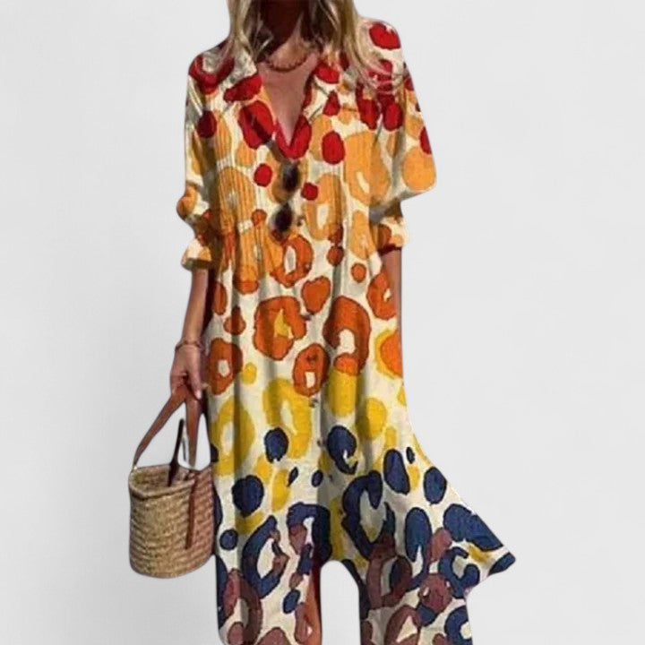 Boho Floral Maxi Dress | Women's Summer Dress - 4