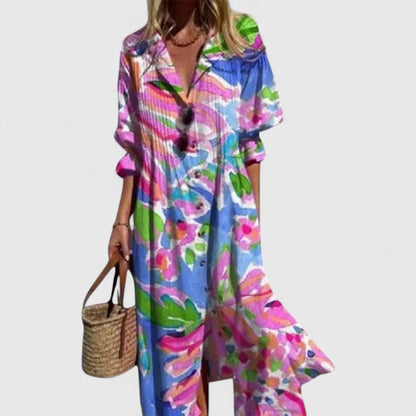 Boho Floral Maxi Dress | Women's Summer Dress - 5