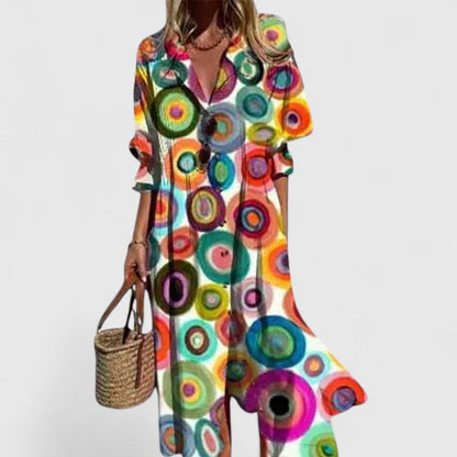 Boho Floral Maxi Dress | Women's Summer Dress - 7