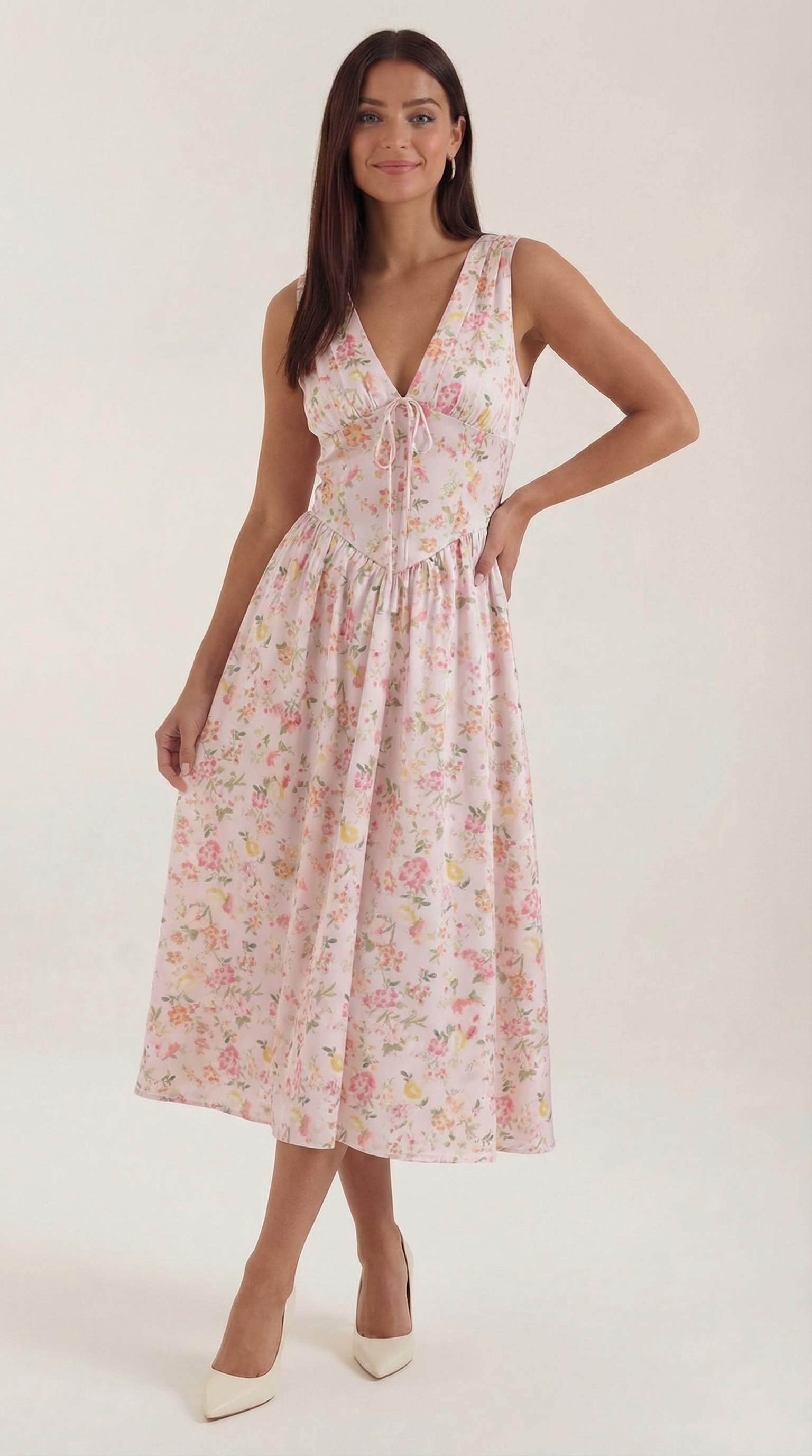 Black Midi Dress | Elegant Women's Summer Wedding Guest Dress - 14
