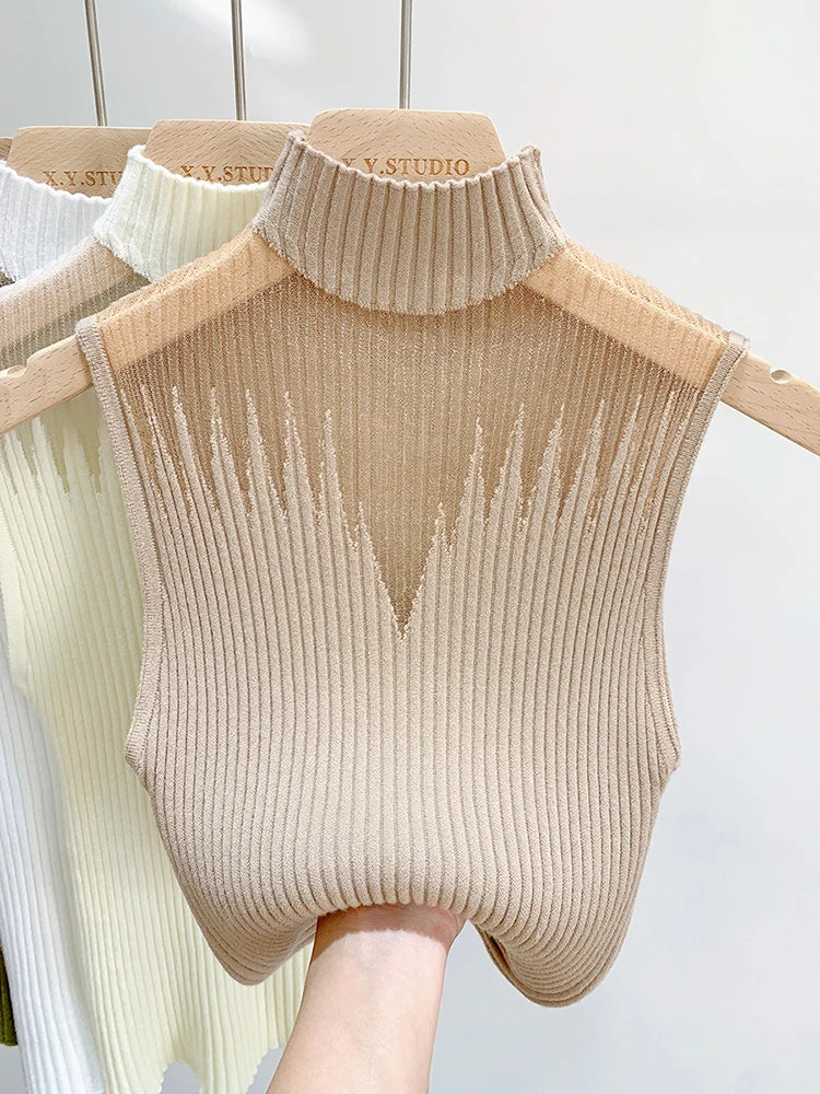 Chic Cut-Out Top | Women's Sleeveless Tank Top - 2