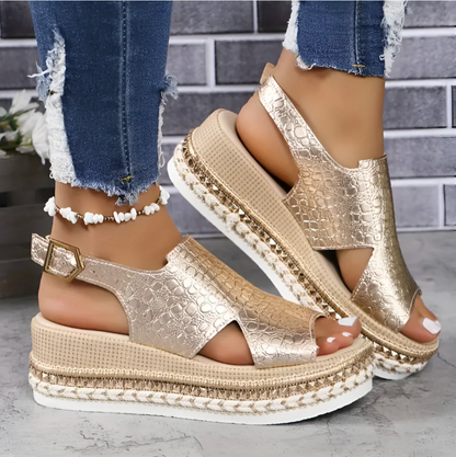 Chloé Sandals | Orthopedic Leather Sandals - 1