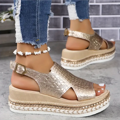 Chloé Sandals | Orthopedic Leather Sandals - 3
