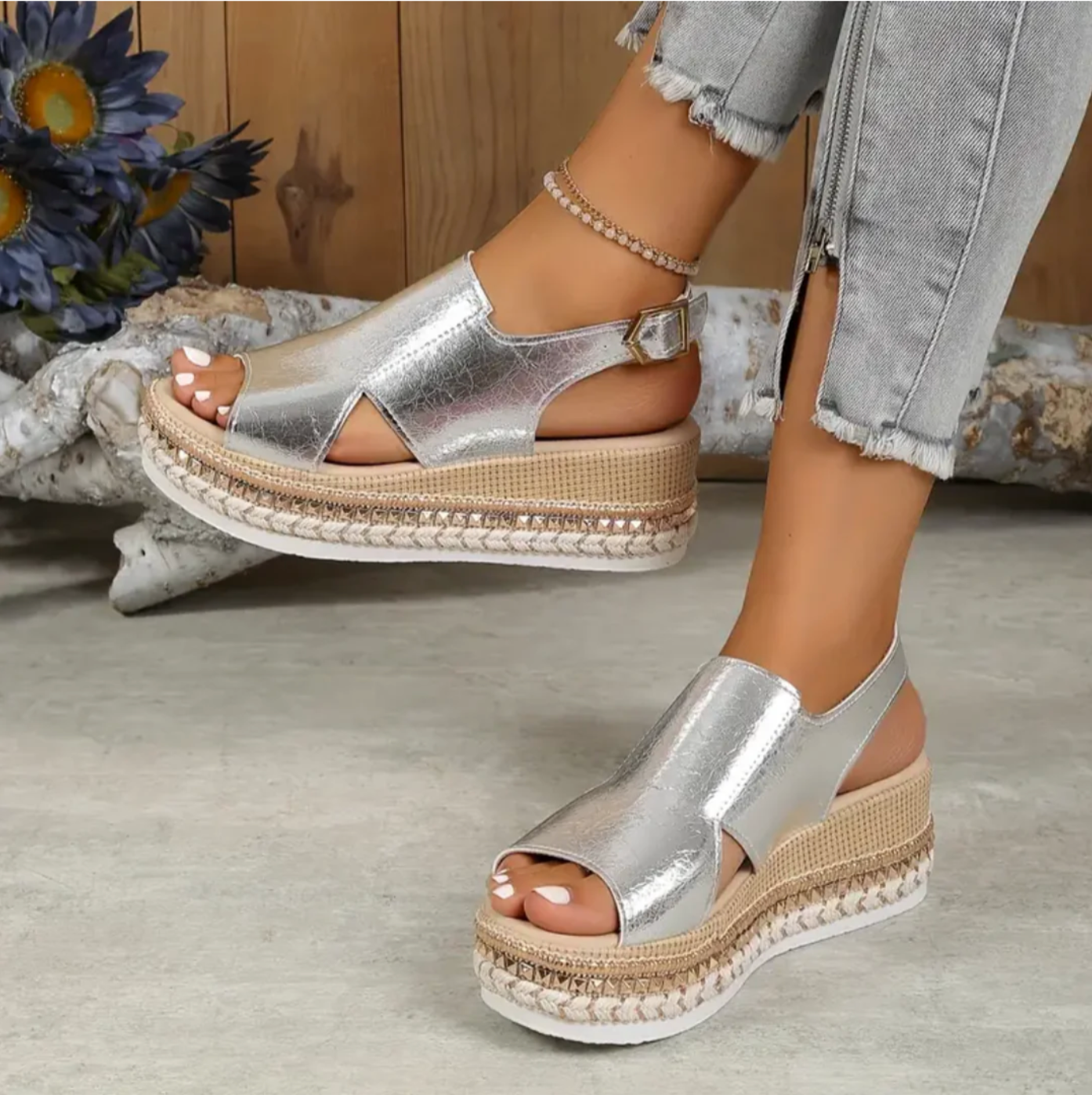 Chloé Sandals | Orthopedic Leather Sandals - 7