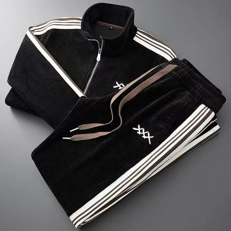 Men's Corduroy Tracksuit | Sports Training Suit - 2