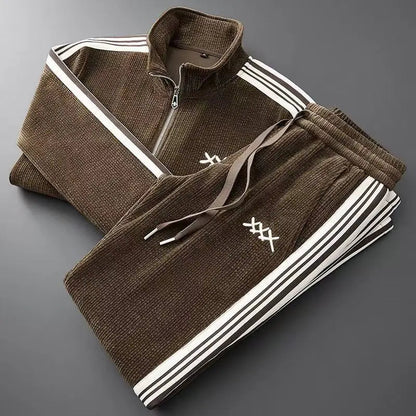 Men's Corduroy Tracksuit | Sports Training Suit - 3