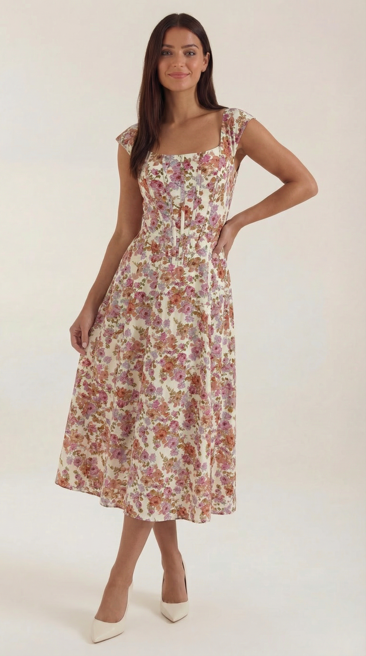 Dahlia Midi Dress | Elegant Summer Dress for Special Occasions - 6