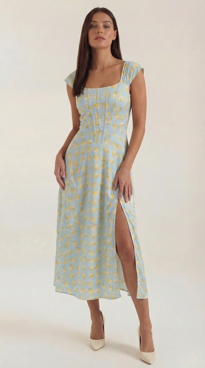 Dahlia Midi Dress | Elegant Summer Dress for Special Occasions - 10