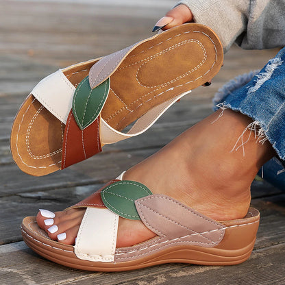 Women's Breathable Slip-On Wedge Sandals | Summer Footwear - 1