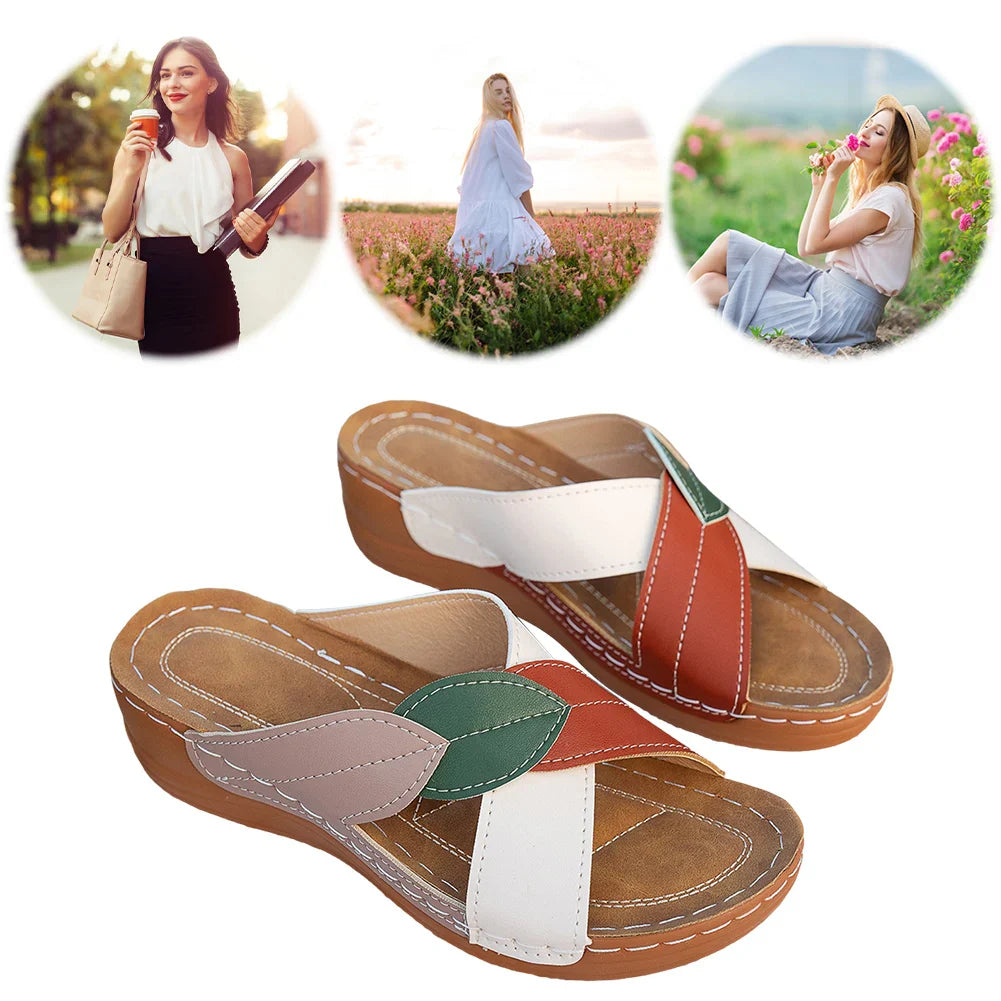 Women's Breathable Slip-On Wedge Sandals | Summer Footwear - 2