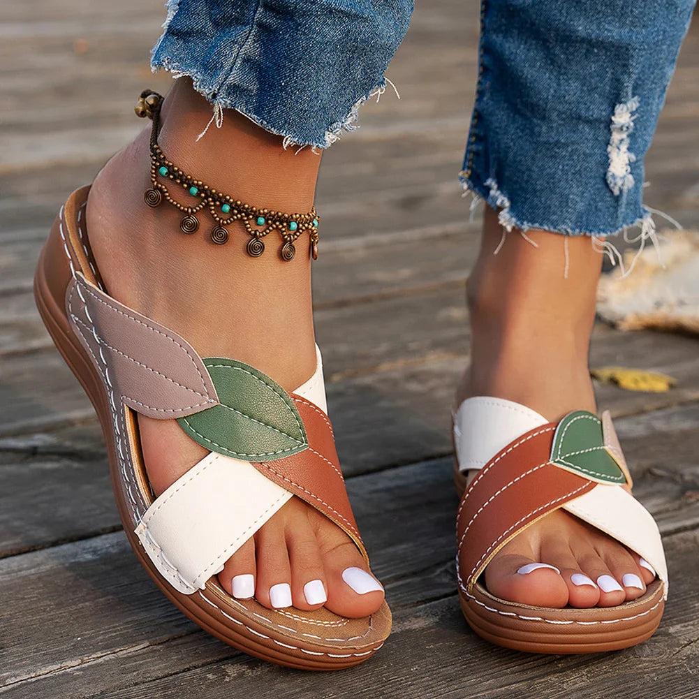 Women's Breathable Slip-On Wedge Sandals | Summer Footwear - 5