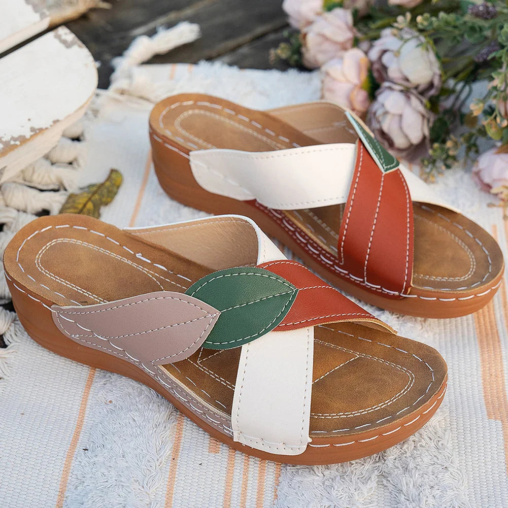 Women's Breathable Slip-On Wedge Sandals | Summer Footwear - 6