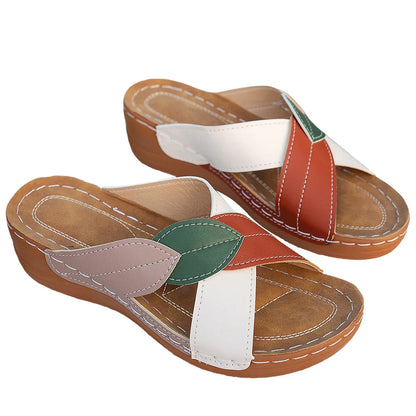 Women's Breathable Slip-On Wedge Sandals | Summer Footwear - 8