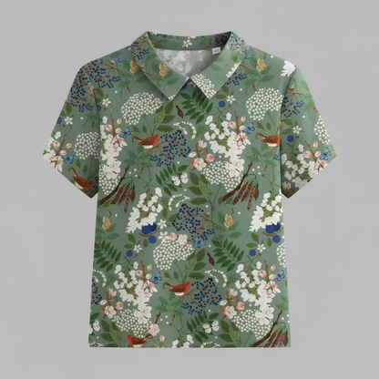 Women's Vintage Floral Blouse | Casual Fashion - 15