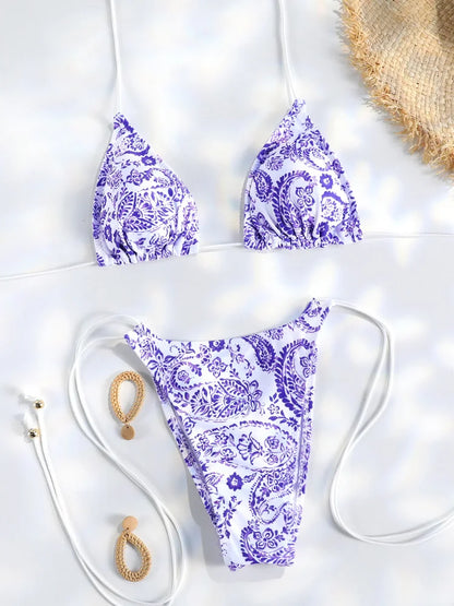 Triangle Mini Bikini Set | Women's Swimwear - 5