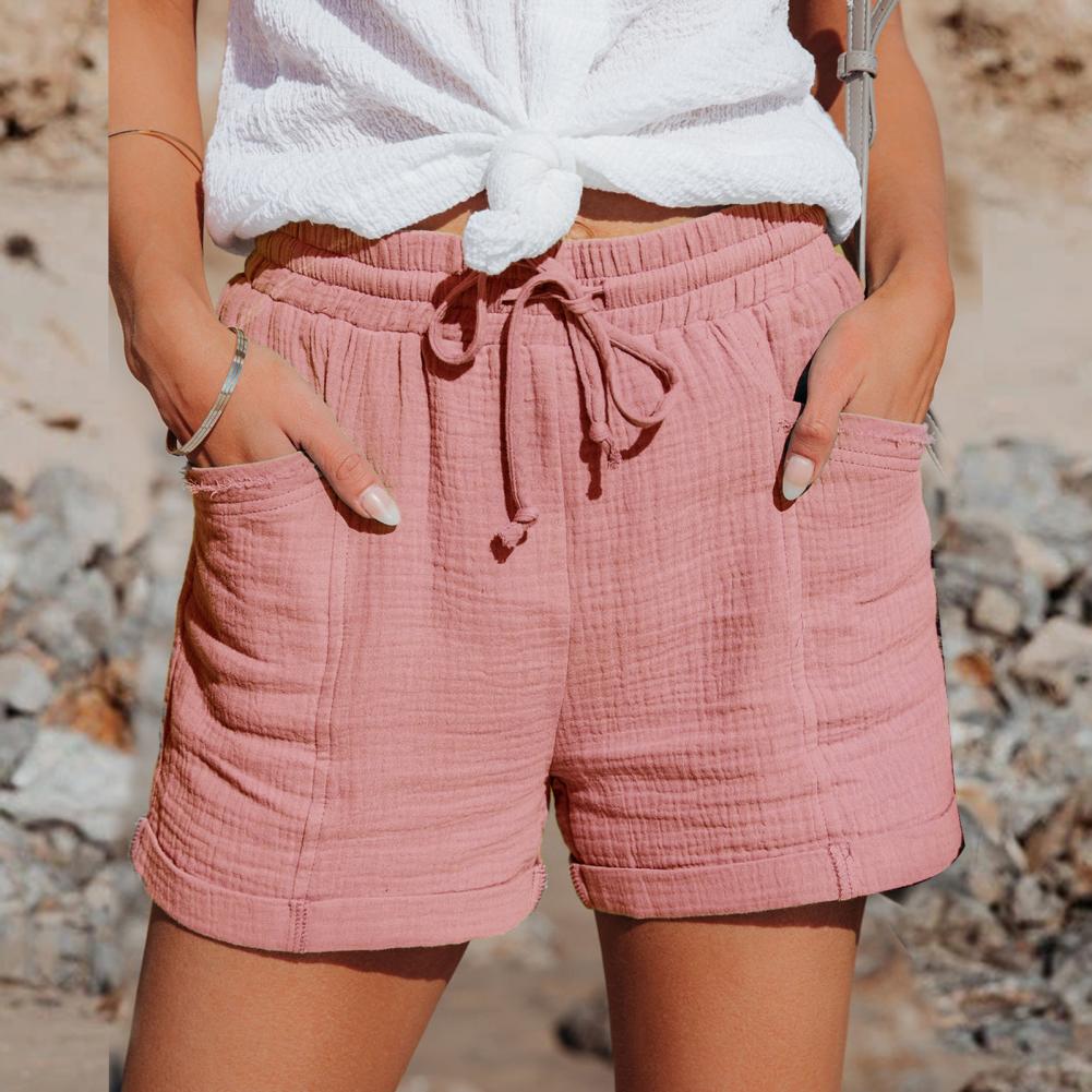 Elegant Women's Linen Shorts | Summer Fashion Essentials - 6