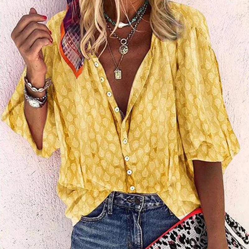 Elegant Women's Blouse | Lightweight Summer Top - 5