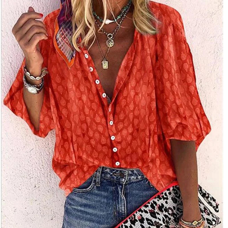 Elegant Women's Blouse | Lightweight Summer Top - 6