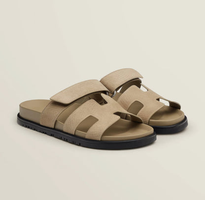 Elegant Leather Slippers | Women's Fashionable Indoor Shoes - 12