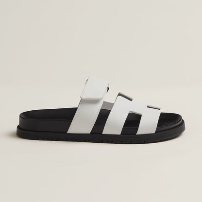 Elegant Leather Slippers | Women's Fashionable Indoor Shoes - 8