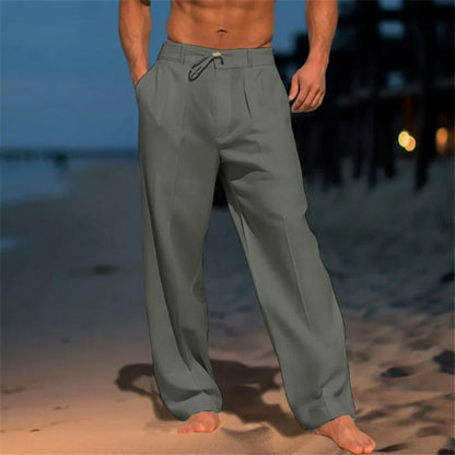 Men's Linen Blend Pants | Stylish Summer Trousers - 1